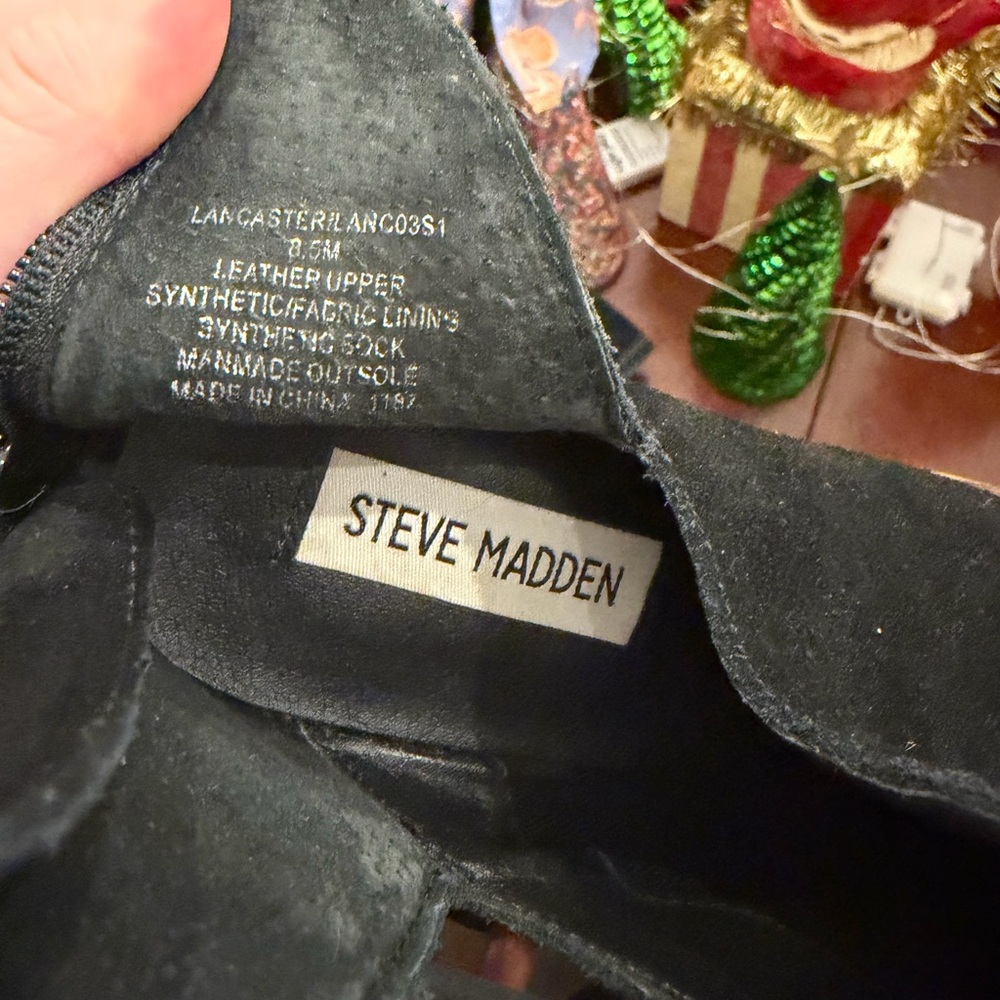 Steve Madden Black Booties - Picture 6 of 6